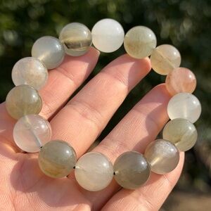 14.5mm stretchable rabbit‎ hair bracelet 1131